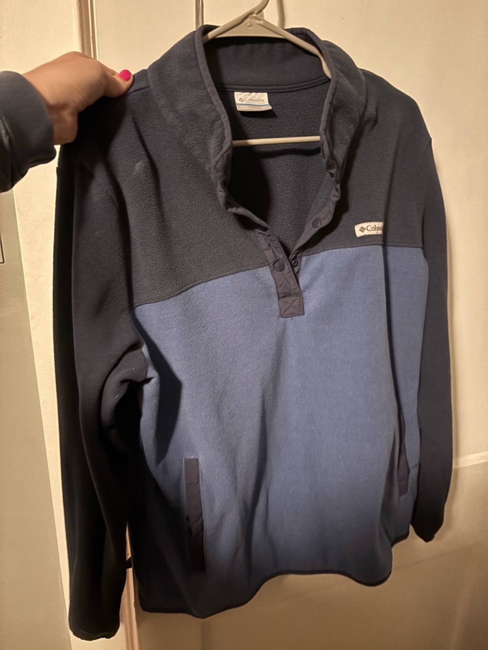 Columbia Navy & Periwinkle Fleece Jacket